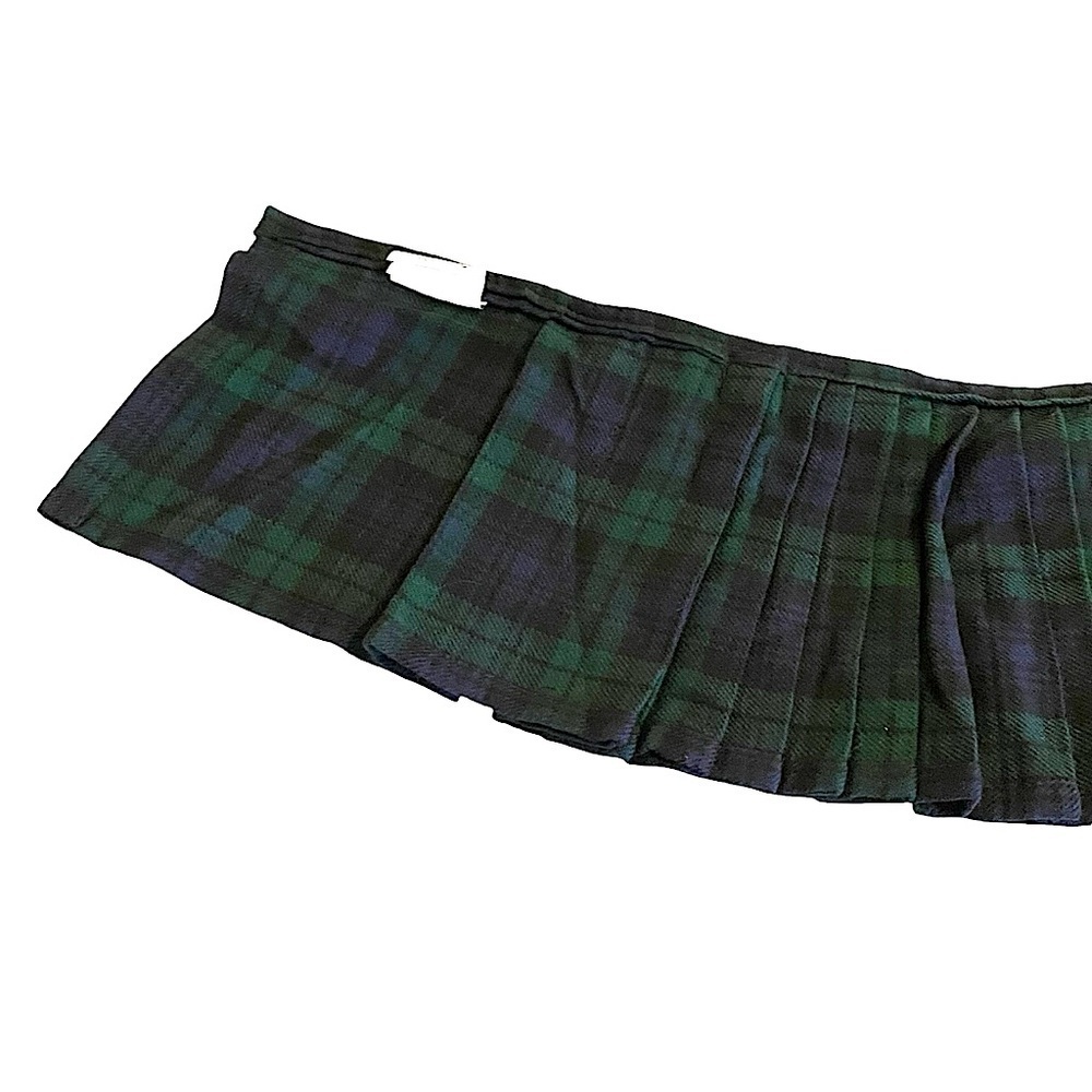 Kids Scottish Design Clan Black Watch Tartan Kilt Hook & Loop Closure Sz 3-4 - Picture 10 of 10